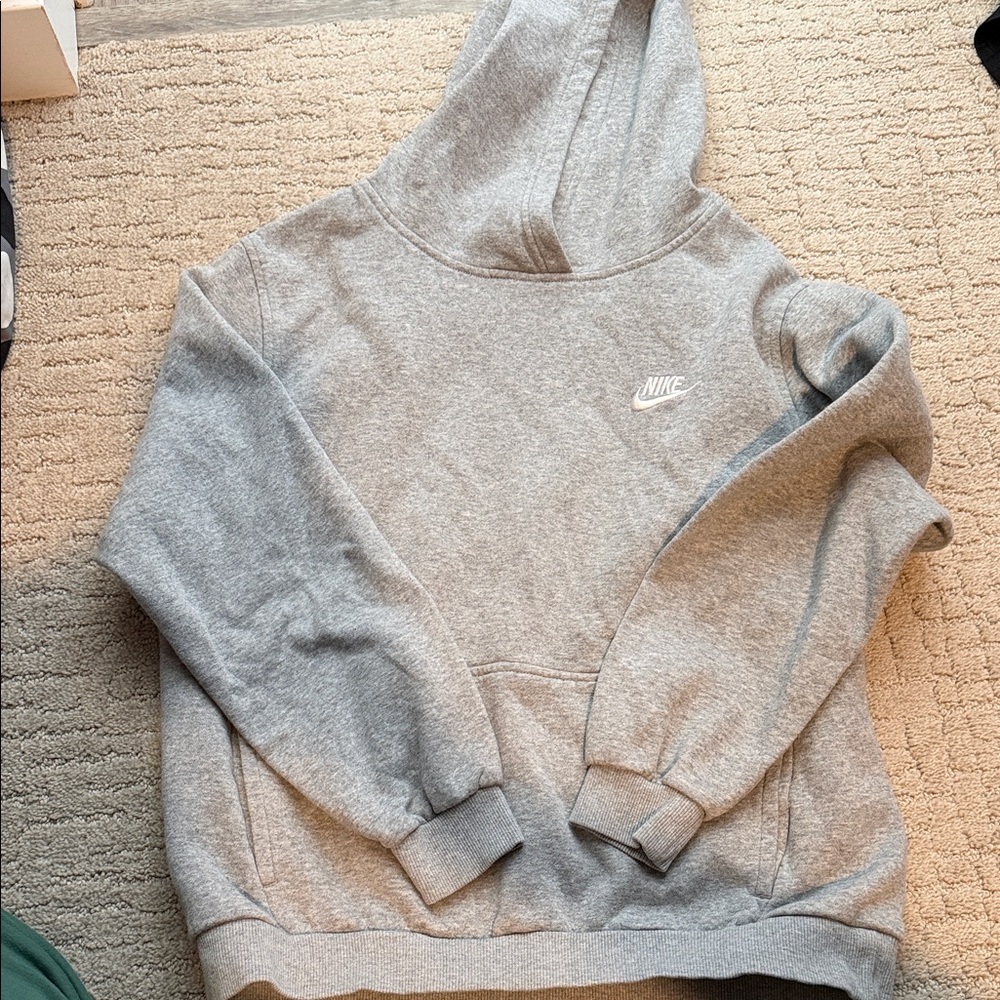 Nike Women's Heather Gray Hoodie